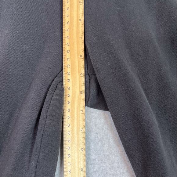 Marine Layer Washed Black Stripe Anytime Fleece Sweatpants Size Small - Picture 9 of 13